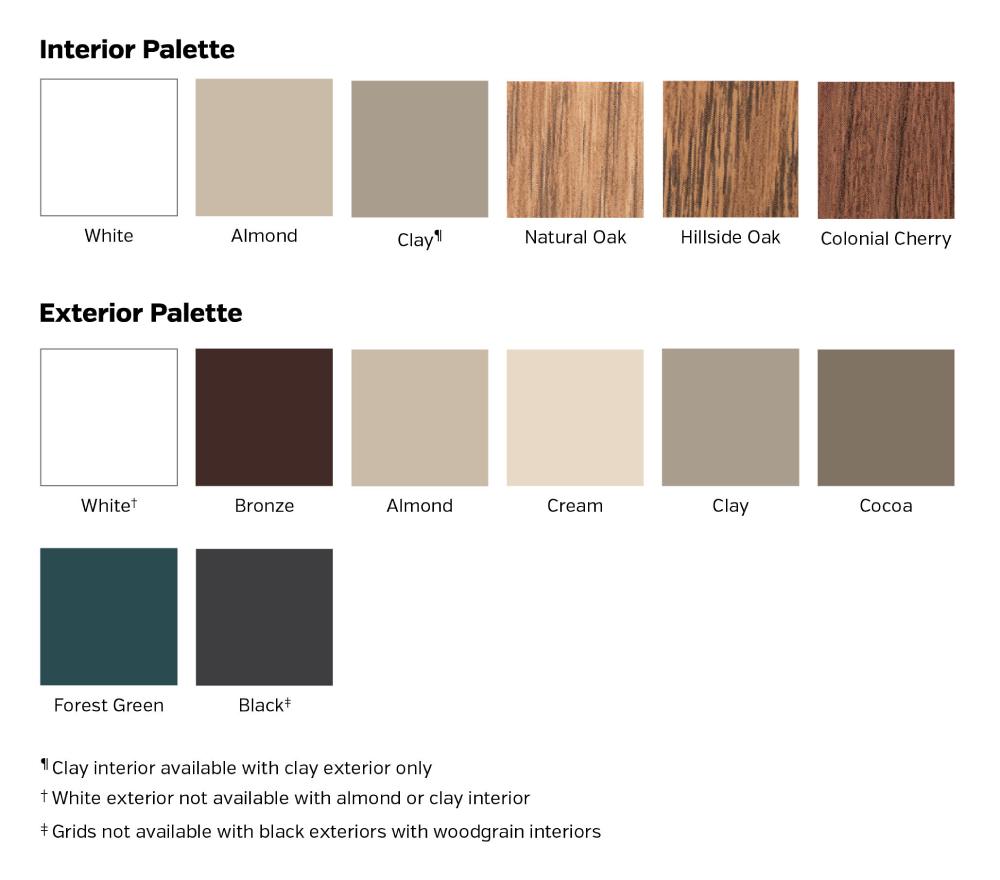 Sliding Windows color palette