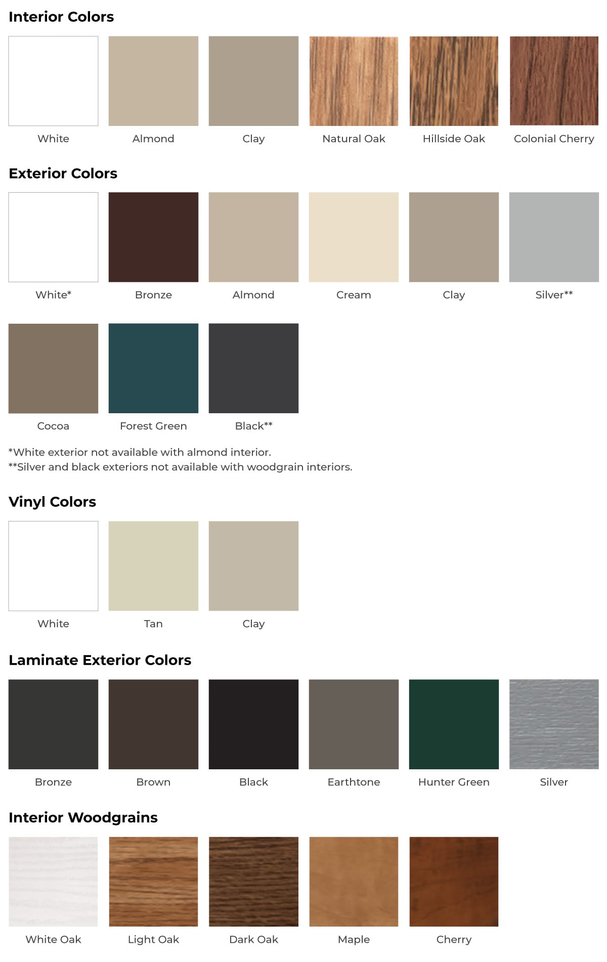 Color Options